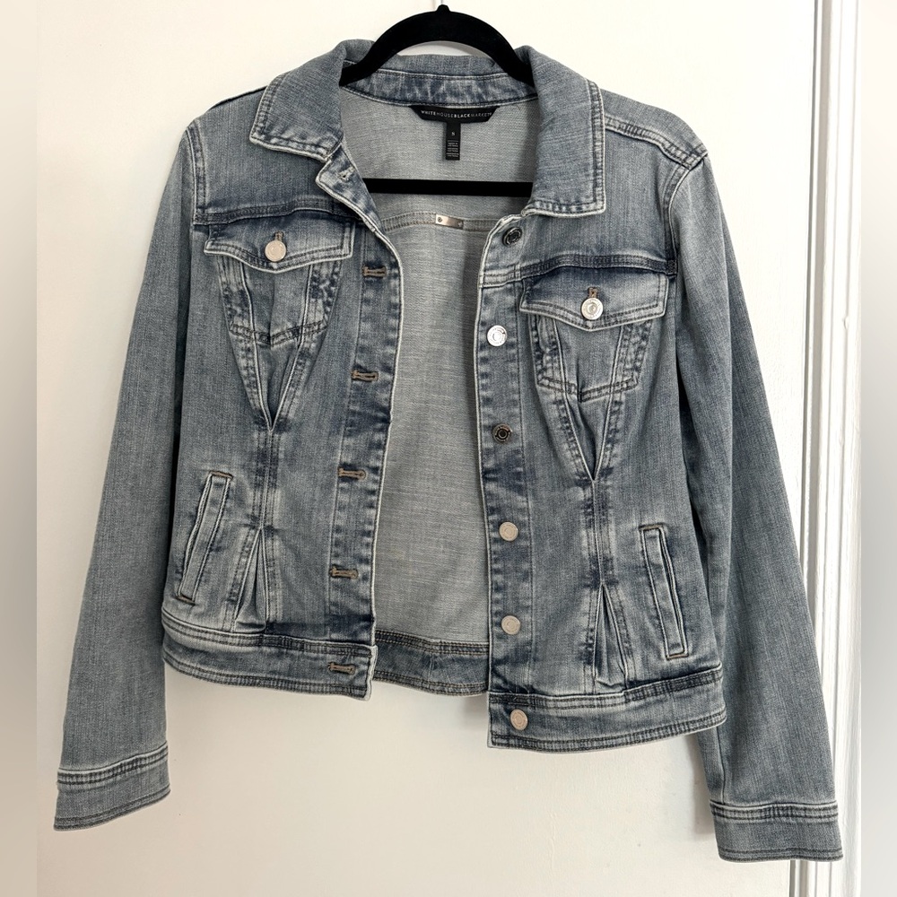 White House Black Market (WHBM) denim jacket - size small